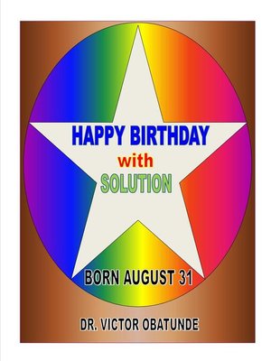 cover image of BORN AUGUST 31